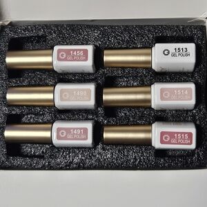 Gaoy gel nail polish set 6 colors UV LED CURE